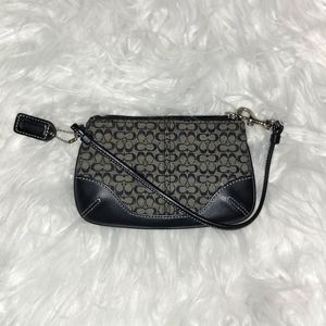 Coach Monogram Wristlet
